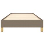 vidaXL Rám postele bez matraca Taupe 90x200cm Látka – Obrázok 5