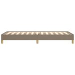 vidaXL Rám postele bez matraca Taupe 90x200cm Látka – Obrázok 6