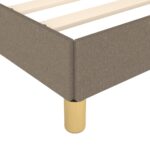 vidaXL Rám postele bez matraca Taupe 90x200cm Látka – Obrázok 7
