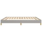 vidaXL Posteľný rám bledosivý 180x200 cm látka – Obrázok 6