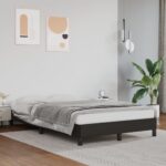 vidaXL Posteľný rám čierny 120x200 cm umelá koža