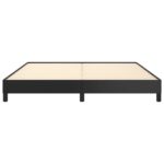 vidaXL Posteľný rám čierny 160x200 cm umelá koža – Obrázok 5