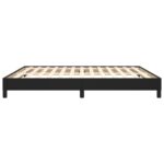 vidaXL Posteľný rám čierny 160x200 cm umelá koža – Obrázok 6