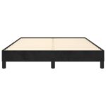 vidaXL Rám postele čierny 140x200 cm zamat – Obrázok 5