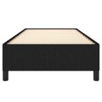 vidaXL Posteľný rám čierny 90x200 cm látka – Obrázok 5