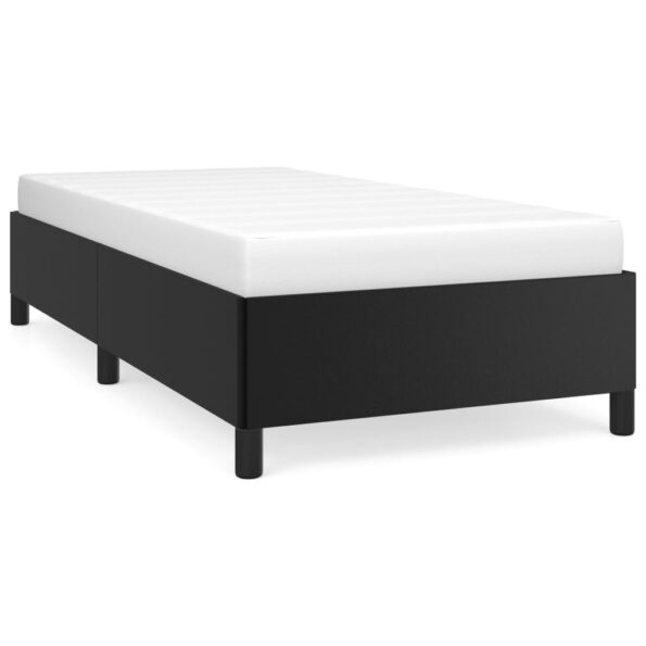 vidaXL Posteľný rám čierny 90x200 cm umelá koža – Obrázok 2
