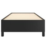 vidaXL Posteľný rám čierny 90x200 cm umelá koža – Obrázok 5