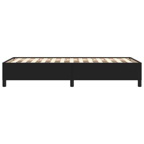 vidaXL Posteľný rám čierny 90x200 cm umelá koža – Obrázok 6