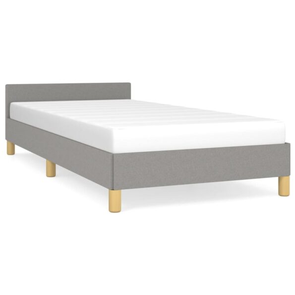 VXL8720287174325_a_en_hd_1.jpg vidaXL Posteľný rám s čelom bledosivý 90x200 cm látka – Obrázok 2