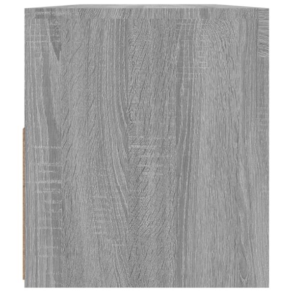 vidaXL TV skrinka s LED svetlami sivý dub sonoma 90x35x40 cm – Obrázok 9