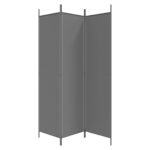 vidaXL 3-panelový paraván antracitový 150x200 cm látka – Obrázok 5