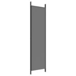 vidaXL 3-panelový paraván antracitový 150x200 cm látka – Obrázok 6