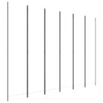 vidaXL 6-panelový paraván biely 300x220 cm látkový – Obrázok 2