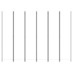 vidaXL 6-panelový paraván biely 300x220 cm látkový – Obrázok 3
