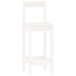 VidaXL 3-dielna barová súprava biela masívna borovica – Obrázok 6