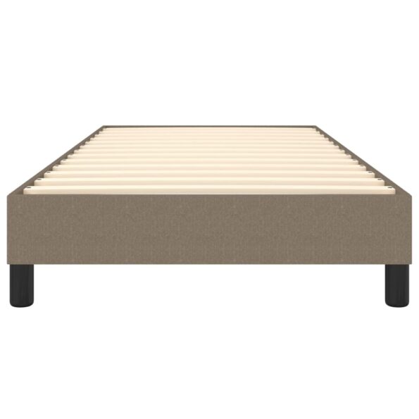 vidaXL Rám na boxspring posteľ sivohnedý 90x200 cm látka – Obrázok 5