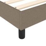 vidaXL Rám na boxspring posteľ sivohnedý 90x200 cm látka – Obrázok 7