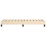 vidaXL Rám na boxspring krémový látka 90x200 cm – Obrázok 6