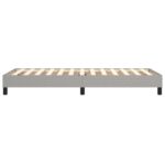 vidaXL Rám na boxspring posteľ bledosivý 100x200 cm látka – Obrázok 6