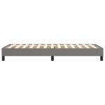 vidaXL Rám na boxspring posteľ tmavosivý látka 100x200 cm – Obrázok 6