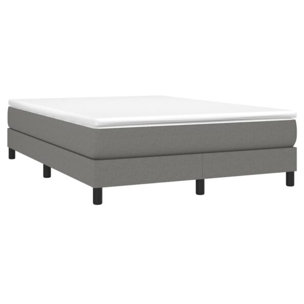vidaXL Rám na boxspring posteľ tmavosivý látka 100x200 cm – Obrázok 3