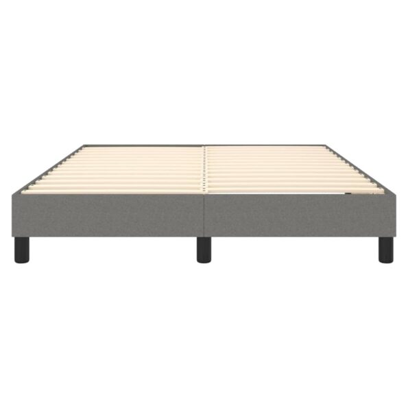 vidaXL Rám na boxspring posteľ tmavosivý látka 100x200 cm – Obrázok 5