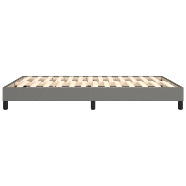 vidaXL Rám na boxspring posteľ tmavosivý látka 100x200 cm – Obrázok 6