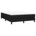 vidaXL Rám na boxspring posteľ čierny látka 140x190 cm – Obrázok 3
