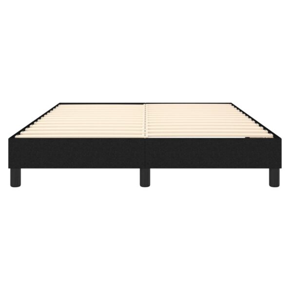vidaXL Rám na boxspring posteľ čierny látka 140x190 cm – Obrázok 5