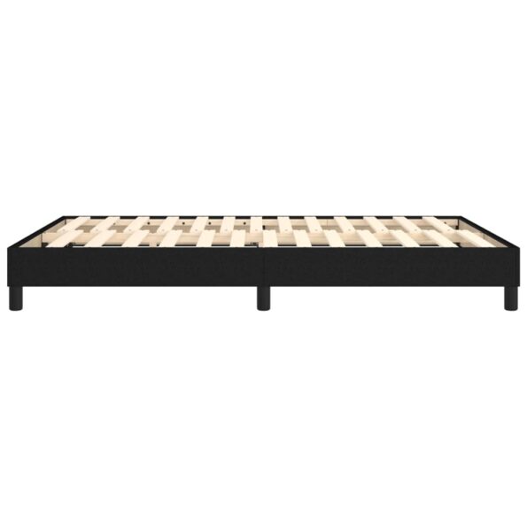 vidaXL Rám na boxspring posteľ čierny látka 140x190 cm – Obrázok 6