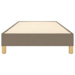 vidaXL Posteľný rám s boxspringom Taupe 90x200 cm Látka – Obrázok 5