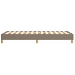 vidaXL Posteľný rám s boxspringom Taupe 90x200 cm Látka – Obrázok 6
