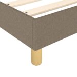 vidaXL Posteľný rám s boxspringom Taupe 90x200 cm Látka – Obrázok 7