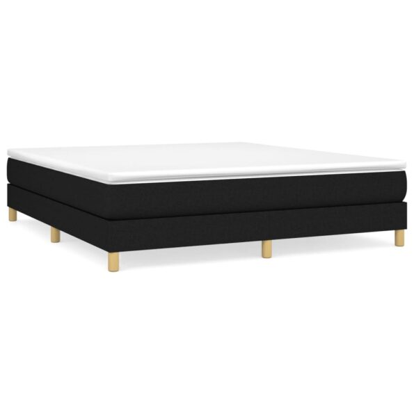 vidaXL Rám na boxspring posteľ čierny 160x200 cm látka – Obrázok 2