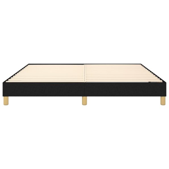 vidaXL Rám na boxspring posteľ čierny 160x200 cm látka – Obrázok 5