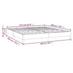 vidaXL Rám na boxspring posteľ čierny 160x200 cm látka – Obrázok 9