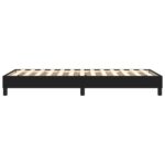 vidaXL Posteľný rám s boxspringom čierny 80x200 cm umelá koža – Obrázok 6