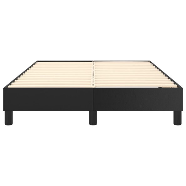 vidaXL Posteľný rám s boxspringom čierny 120x200 cm umelá koža – Obrázok 5