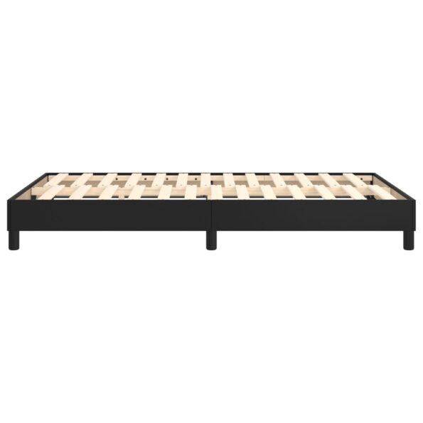 vidaXL Posteľný rám s boxspringom čierny 120x200 cm umelá koža – Obrázok 6