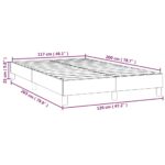 vidaXL Posteľný rám s boxspringom čierny 120x200 cm umelá koža – Obrázok 9
