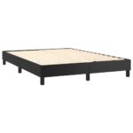 vidaXL Rám na boxspring posteľ, čierny 140x200 cm, umelá koža – Obrázok 4
