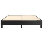 vidaXL Rám na boxspring posteľ, čierny 140x200 cm, umelá koža – Obrázok 5