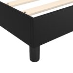 vidaXL Rám na boxspring posteľ, čierny 140x200 cm, umelá koža – Obrázok 7