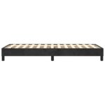 vidaXL Rám na boxspring posteľ čierny 90x190 cm zamat – Obrázok 6