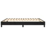 vidaXL Rám na boxspring posteľ čierny 160x200 cm zamat – Obrázok 6