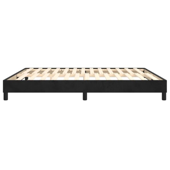 vidaXL Rám na boxspring posteľ čierny 160x200 cm zamat – Obrázok 6