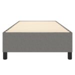 vidaXL Rám na boxspring posteľ tmavosivý 90x190 cm látka – Obrázok 5