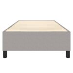 vidaXL Rám na boxspring posteľ bledosivý 90x200 cm látka – Obrázok 5