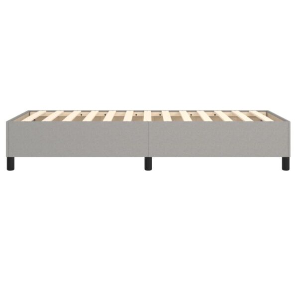 vidaXL Rám na boxspring posteľ bledosivý 90x200 cm látka – Obrázok 6