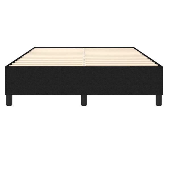 vidaXL Rám na boxspring posteľ čierny 140x200 cm látka – Obrázok 5